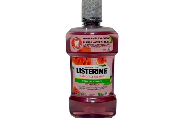 ENJ BUCAL LISTERINE SANDIA/MENTA 12*500