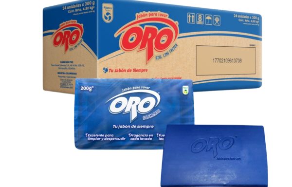JABON LAVAR ORO AZUL ENV 24*200