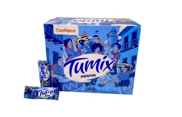DULC CHICL TUMIX MENTOL MUNDIAL 54*100