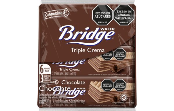 GALLETA WAFER BRIDGE XL CHOCOLATE 12*6*3