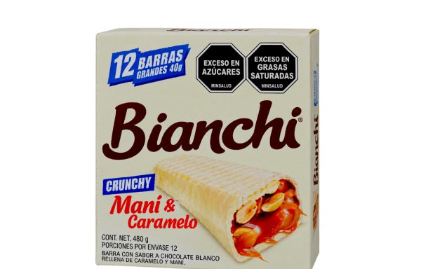 DULC CHOC BIANCHI CRUNCHY MANI/CARA 6*12